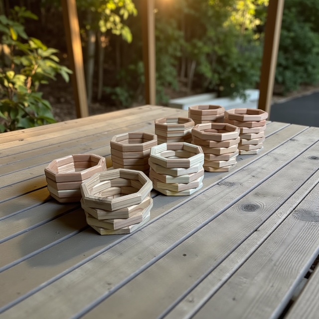 Octa Grain-100-八角形クラフトボックス