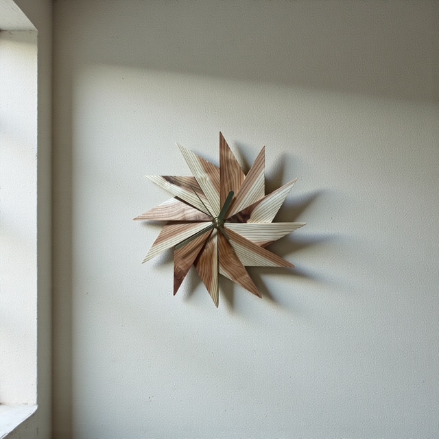 Toki-Uzumaki195-002吉野杉の寄木時計